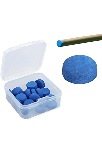 GNAFOTU 20 Pack 10mm Screw-On Pool Cue Tips with Plastic Storage Case - Compa...