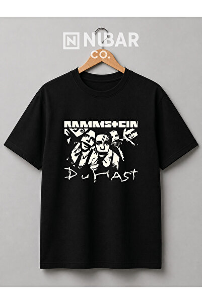 NUBAR CO. Unisex majica sa printom muzičkog benda Rammstein, visokokvalitetni...