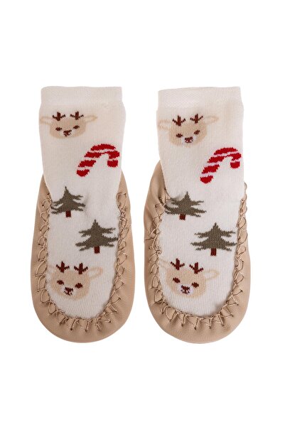 ebebek Hello Baby HelloBaby Unisex Çarık Çorap Yeniyıl Baskılı