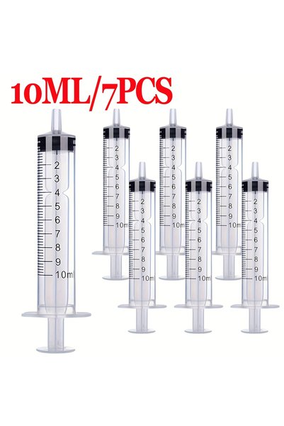Choice 10ml 7pcs 7Pcs 1ML/3ML/10ML/20ML/30ML/60ML Syringes with Clear Scale f...