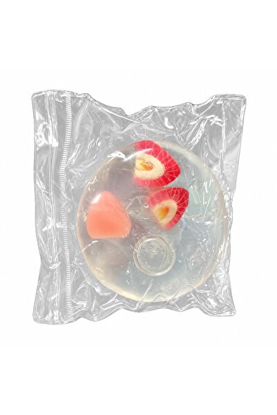 Generic Brand Jucărie antistres Squishy Disc transparent Căpșună, transparent...
