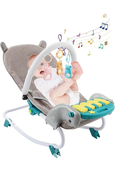 Sharpdo acc Adjustable Portable Baby Rocker, Baby Swing With Adjustable Music...