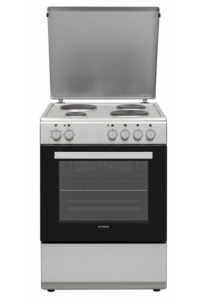 Hyundai HCMU24V-7260E/S Κουζίνα με ηλεκτρικό φούρνο, επισμαλτωμένες εστίες, χ...