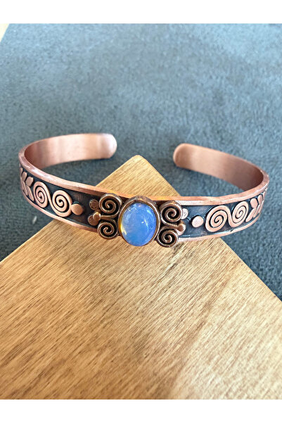 Rupen Kraft 100% pure copper bracelet natural stone handmade copper bracelet,...