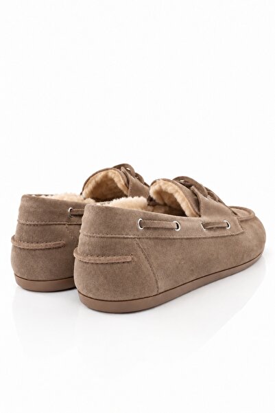 5in1Canpolat Mink Fur Lace-Up Moccasins 24171