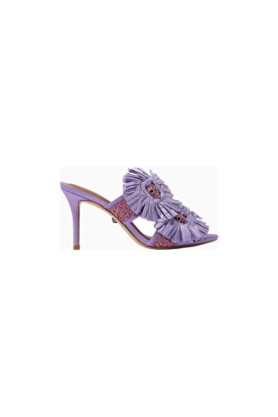 Kurt Geiger Raffia Buckle Luxury Design Heels Sandals