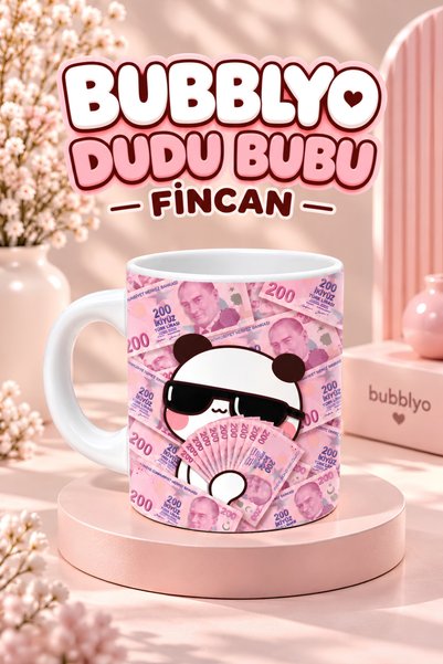DUDU BUBU Fincan + Magnet + Bardak Altlığı