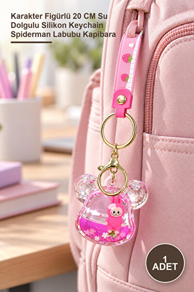 Yenilig 1 Piece of Water-Filled Silicone Keychain – 20 cm Water-Filled Silico...