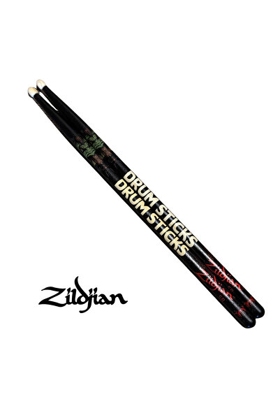 ZILDJIAN 5B باجيت ملون بتصميم خاص