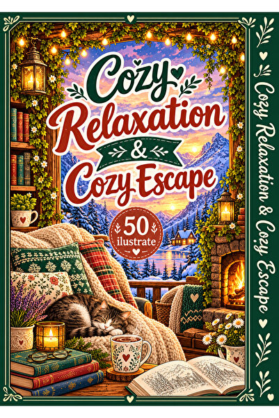 COZY RELAXATION Ζεστή Απόδραση. Ανακαλύψτε το νέο χαλαρωτικό βιβλίο ζωγραφική...