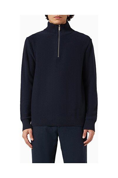 Selected Homme Organic Cotton Half Zipper Sweater, Minimalist and Modern Men'...