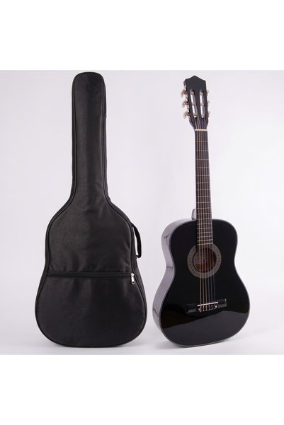 Manuel Raymond 7-10 Yaş Solak Gitar, Çocuk Gitarı, Klasik Gitar MRC87LH BK (S...