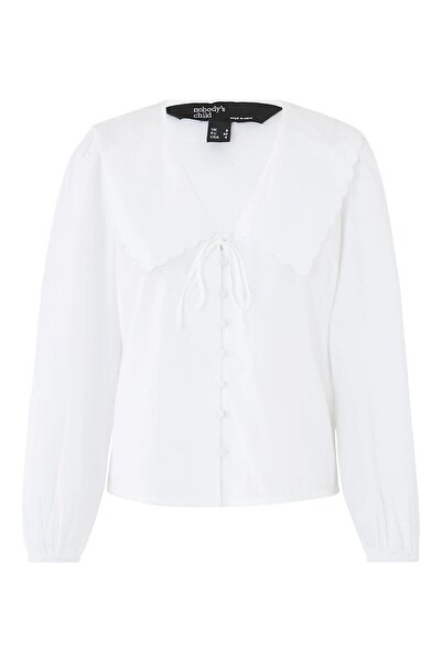Nobody’s Child Organic Cotton Long Sleeve Birdie Blouse, Comfortable and Styl...