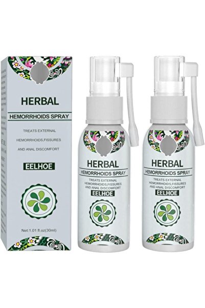 Gerenic KEAVY 2PCS Natural Herbal Hemorrhoids Spray, Internal and External He...