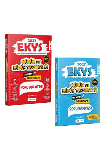 2027 MEB EKYS Müdür ve Müdür Yardımcılığı Konu Anlatımı ve Soru Bankası Fatih Sesli Seti