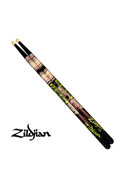 ZILDJIAN 5B باجيت ملون بتصميم خاص