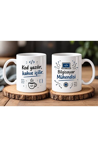 Kuparella Hediyelik Meslek Kupa Bardak- Hediye Kupa- Bilgisayar Mühendisi Kup...