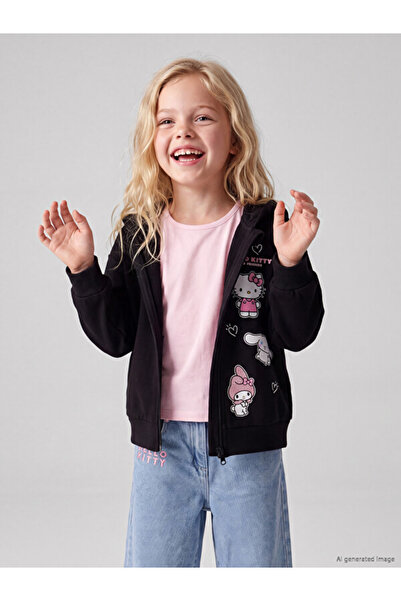 LC Waikiki I Cute Hero Figured Zipper Sweatshirt for Girls from Freezen Store
