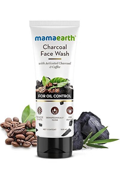 Mamaearth Charcoal Face Wash with Coffee Extracts for Deep Cleansing & Exfoli...