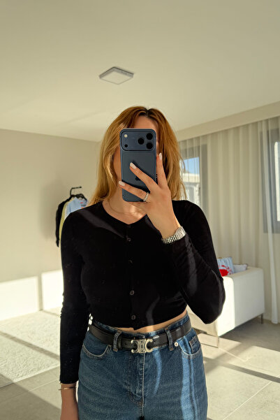 Siyah Touch Hırka
