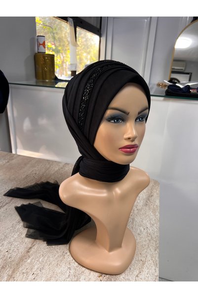 Genel Markalar TUĞBA KUZEY HAZIR DUVAK tesettur esarp abıye eşarp hazırsal st...