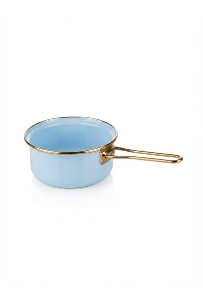 Altabi Cemre Enameled Metal Sauce Bowl / Milk Jug with Metal Handle – 16 cm