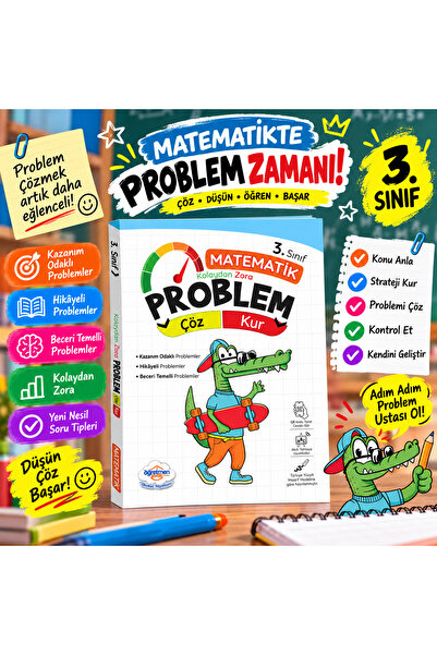 öğretmen evde 3. Sınıf Matematik Problem Çöz – Kur & Çöz | Yeni Nesil Problem...