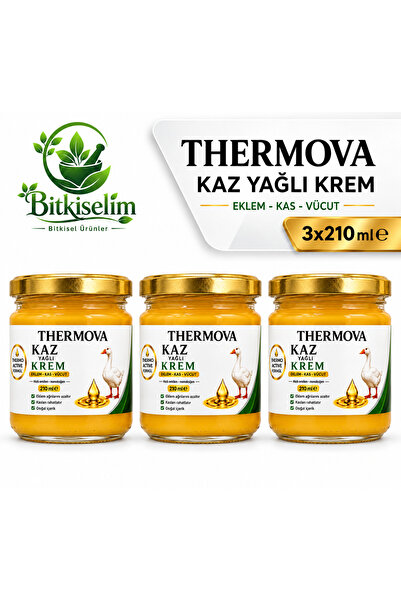 Çare Burada THERMOVA KAZ YAĞLI VÜCUT BAKIM KREMİ – 3’LÜ AVANTAJLI PAKET