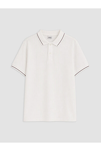 LC Waikiki Rmz Gi̇yi̇m Farkiyla Devrik Roba Collar Boys' T-Shirt