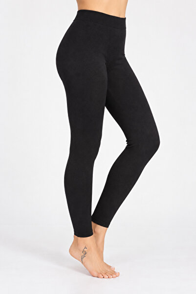 Altınay 2 Pieces Plus Size Women's Thermal Lycra Long Leggings for Winter