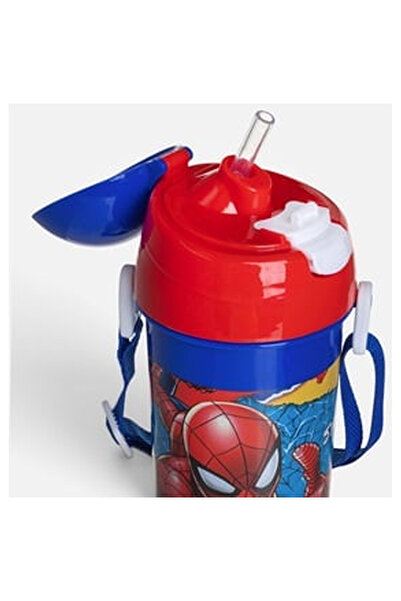 OEM Sticla Pop Up Spiderman Albastra 500ml