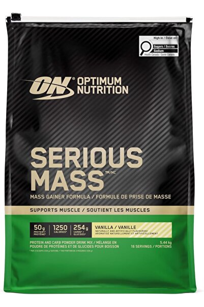 Optimum Nutrition (ON) Serious Mass High Protein Weight Gainer Powder with Cr...
