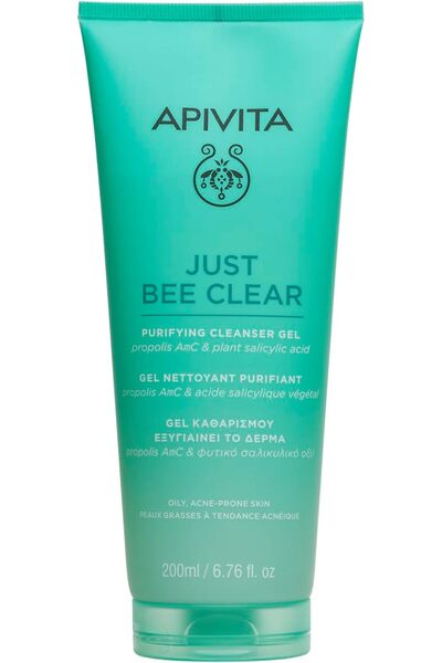 Apivital Apivita Just Bee Clear Purifying Cleansing Gel - With Patented AmC P...