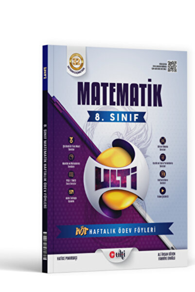 Ulti Yayınları Ulti HÖF 8. Sınıf Matematik Haftalık Ödev Föyleri