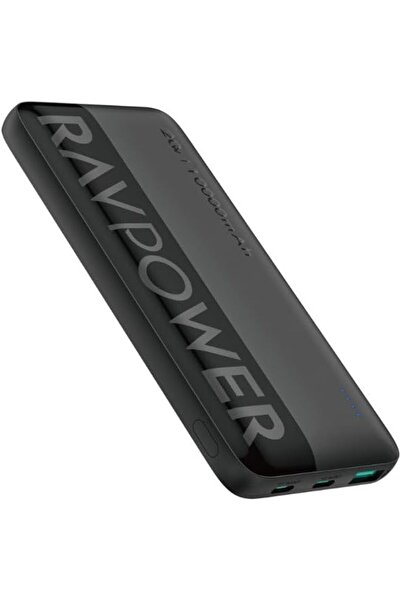 RavPower PD 20W 10000mAh 3-Port Power Bank, Fast Charging PD/QC, Charge 3 Dev...