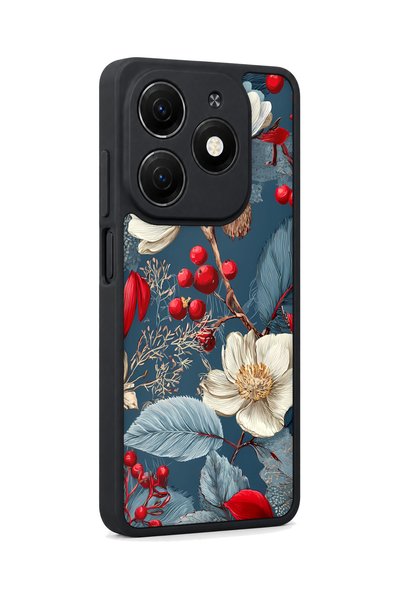 TECNO Spark 20 Compatible Winter Patterned Camera Protected Shockproof Case
