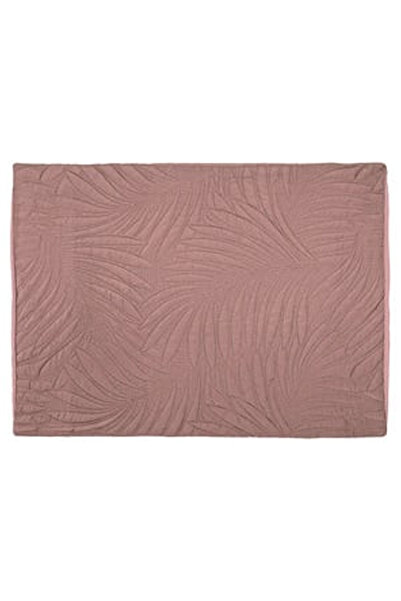 OEM Fata de Perna Roz cu Model Frunze 70x50cm