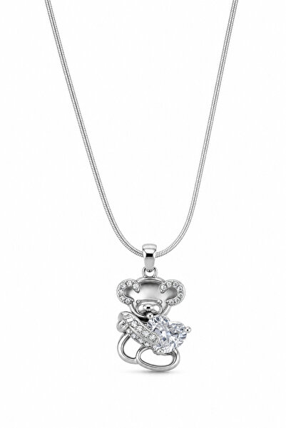 Jack Ferrero Steel Animal Figured Heart Stone Necklace - Stylish and Durable ...