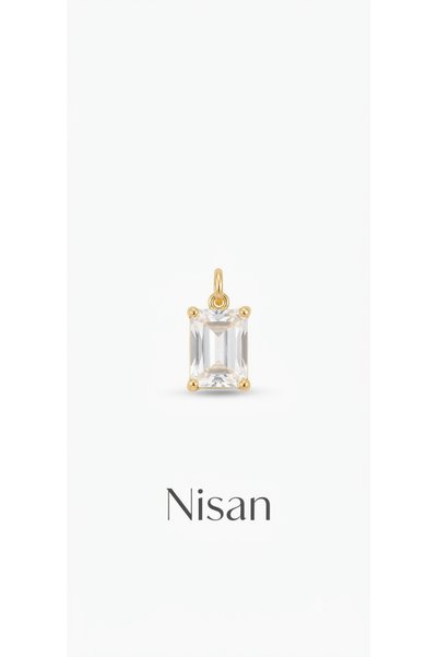 GALANDE Doğum Taşı Renkli Charm – Defter Kılıfı Aksesuarı-Ay (birthstone)- Jo...