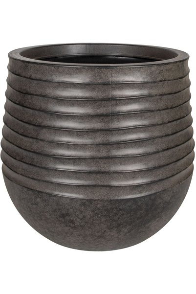 Herdekora Yuvarlak Premium Kalın Plastik Saksı Koyu Kahverengi 30X27.5 Cm.
