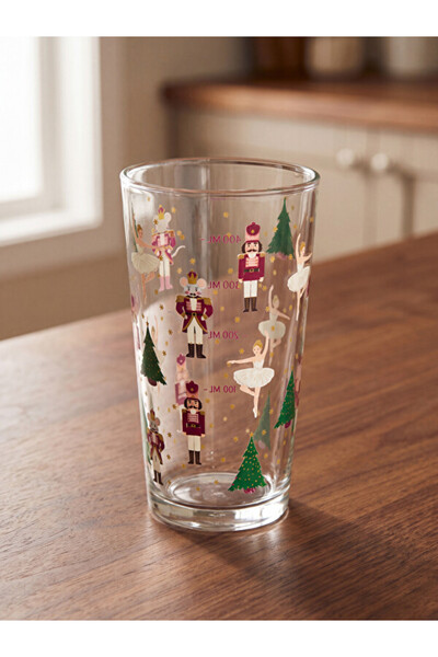 LC Waikiki Rmz Gi̇yi̇m Farkiyla Printed Glass Cup 550 ml