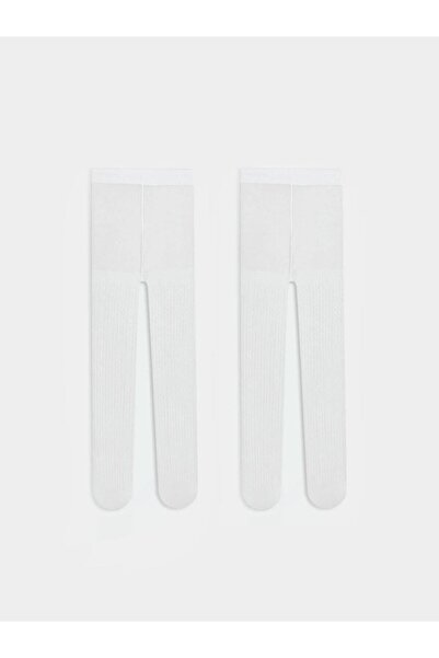 LC Waikiki Patterned Girls' Pantyhose 2-Pack (W6)