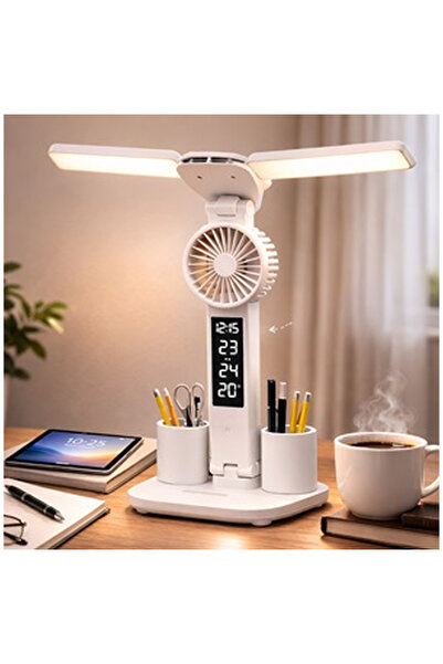 OEM 3 σε 1 Φωτιστικό γραφείου LED με ανεμιστήρα και οθόνη
