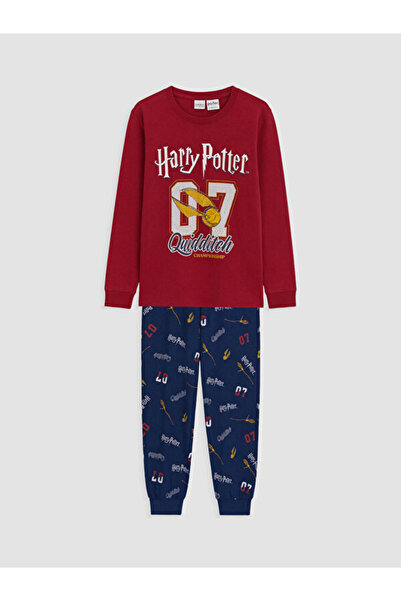 LC Waikiki Rmz Gi̇yi̇m Farkiyla Harry Potter Printed Pajama Set