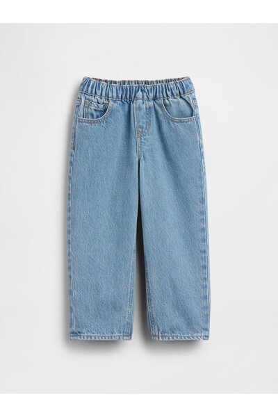 GAP Erkek Bebek Açık Mavi Pull-On Baggy Jean Pantolon