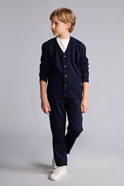 DeFacto Gabardine Navy Blue Boys' Sweatpants T8850A6/Nv253