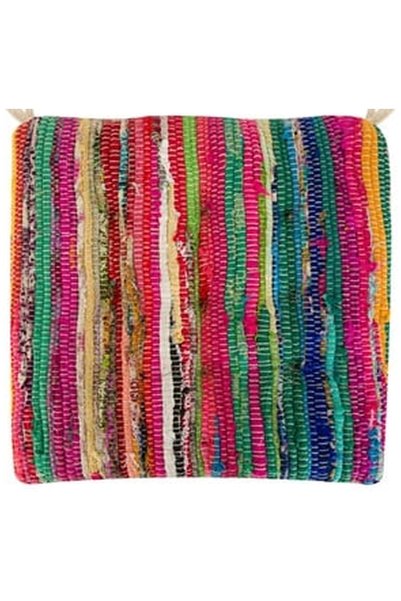 OEM Chindi Colorful Chair Cushion 40x40cm