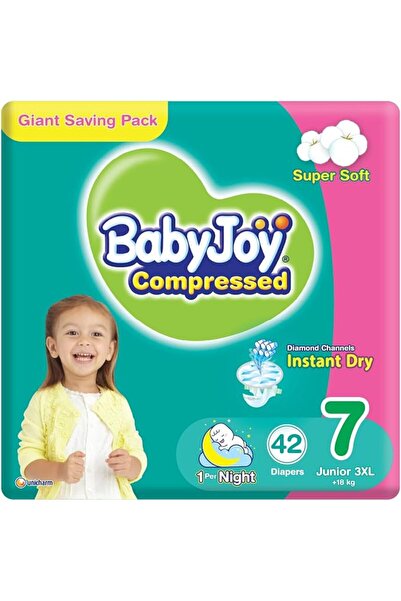 BabyJoy حفاضات مقاس 7 +18 كجم عبوة عملاقة 42 قطعة