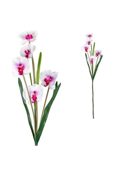 OEM Floare Artificiala Orhidee Alba 100cm