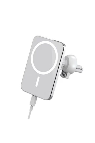 OEM Încărcător auto magnetic wireless MagSafe, încărcare rapidă Qi de 15W, ro...